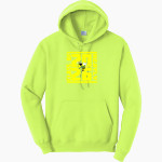 Heatly Hornets <span class="pdp-name-mascot">Heatly Hornets</span> Port & Company Men's Core Fleece Pullover Hooded Sweatshirt Front Thumbnail