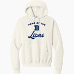 BELLARMINE PREPARATORY SCHOOL LIONS <span class="pdp-name-mascot">BELLARMINE PREPARATORY LIONS</span> Port & Company Men's Core Fleece Pullover Hooded Sweatshirt Front Thumbnail