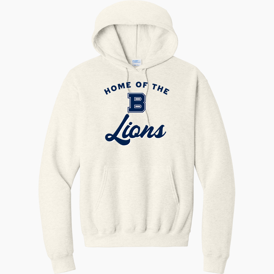 BELLARMINE PREPARATORY SCHOOL LIONS <span class="pdp-name-mascot">BELLARMINE PREPARATORY LIONS</span> Port & Company Men's Core Fleece Pullover Hooded Sweatshirt