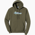 Nebraska Turfgrass Association Association Port & Company Men's Core Fleece Pullover Hooded Sweatshirt Front Thumbnail