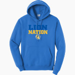 CHESTNUT RIDGE HIGH SCHOOL LIONS <span class="pdp-name-mascot">CHESTNUT RIDGE LIONS</span> Port & Company Men's Core Fleece Pullover Hooded Sweatshirt Front Thumbnail