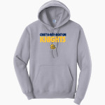 CRISTO-REY-BOSTON HIGH SCHOOL Knights <span class="pdp-name-mascot">CRISTO - REY-BOSTON PANTHERS</span> Port & Company Men's Core Fleece Pullover Hooded Sweatshirt Front Thumbnail