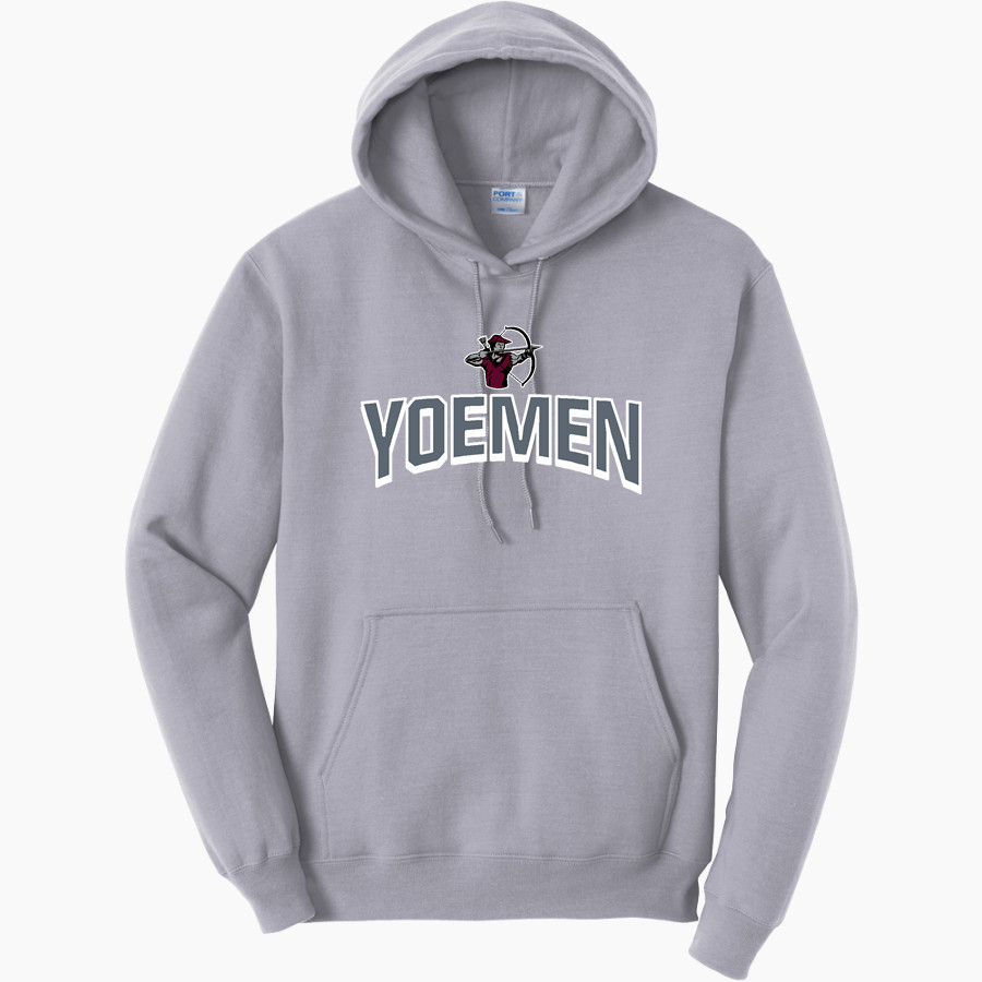 CAMERON YOE HIGH SCHOOL YOEMEN <span class="pdp-name-mascot">CAMERON - YOE YOEMEN</span> Port & Company Men's Core Fleece Pullover Hooded Sweatshirt