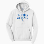 COLUMBIA HIGH SCHOOL WILDCATS <span class="pdp-name-mascot">COLUMBIA WILDCATS</span> Port & Company Men's Core Fleece Pullover Hooded Sweatshirt Front Thumbnail