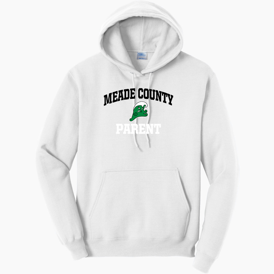 MEADE COUNTY HIGH SCHOOL GREENWAVES Port & Company Men's Core Fleece Pullover Hooded Sweatshirt