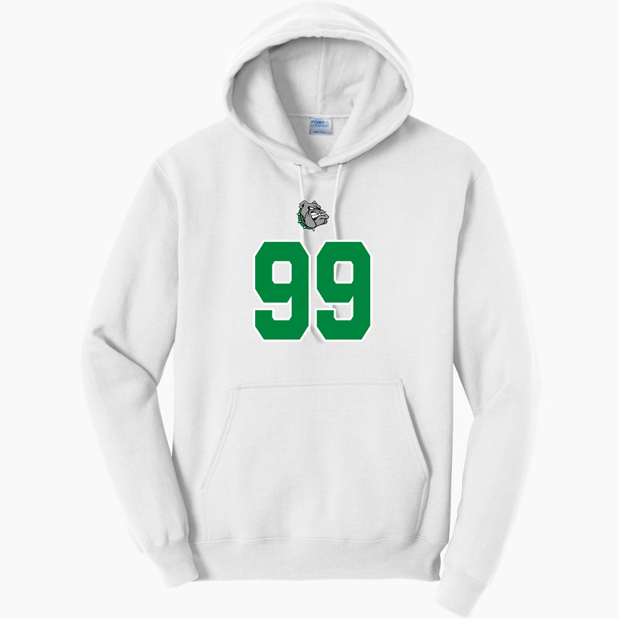 PROVO HIGH SCHOOL BULLDOGS <span class="pdp-name-mascot">PROVO BULLDOGS</span> Port & Company Men's Core Fleece Pullover Hooded Sweatshirt