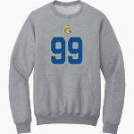 MASON CO CENTRAL HIGH SCHOOL SPARTANS Port & Company Men's Core Fleece Crewneck Pocket Sweatshirt Front Thumbnail