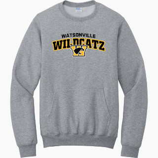 Port & Company Men's Core Fleece Crewneck Pocket Sweatshirt