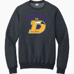 DEFOREST HIGH SCHOOL NORSKIES Port & Company Men's Core Fleece Crewneck Pocket Sweatshirt Front Thumbnail