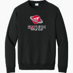 Saturn Title LLC Saturn Title <span class="pdp-name-mascot">Saturn Title LLC</span> Port & Company Men's Core Fleece Crewneck Pocket Sweatshirt Front Thumbnail