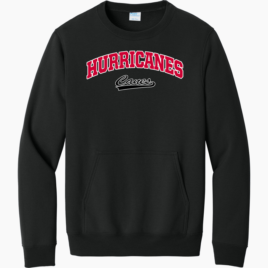 Northeast Hurricanes <span class="pdp-name-mascot">Northeast High School Hurricanes</span> Port & Company Men's Core Fleece Crewneck Pocket Sweatshirt