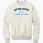 San Diego Miramar Jets <span class="pdp-name-mascot">San Diego Miramar College Jets</span> Port & Company Men's Core Fleece Crewneck Pocket Sweatshirt Front Thumbnail