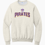 CHAMOIS HIGH SCHOOL PIRATES <span class="pdp-name-mascot">OSAGE COUNTY R-1 PIRATES</span> Port & Company Men's Core Fleece Crewneck Pocket Sweatshirt Front Thumbnail