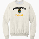 Potsdam Police Deptartment Police <span class="pdp-name-mascot">Potsdam Police Deptartment Police</span> Port & Company Men's Core Fleece Crewneck Pocket Sweatshirt Front Thumbnail