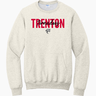 Port & Company Men's Core Fleece Crewneck Pocket Sweatshirt