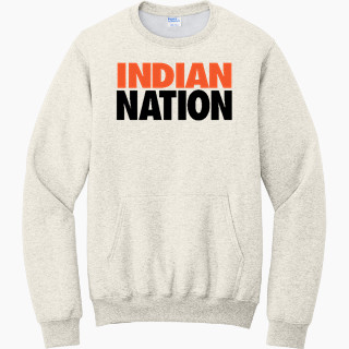 Port & Company Men's Core Fleece Crewneck Pocket Sweatshirt