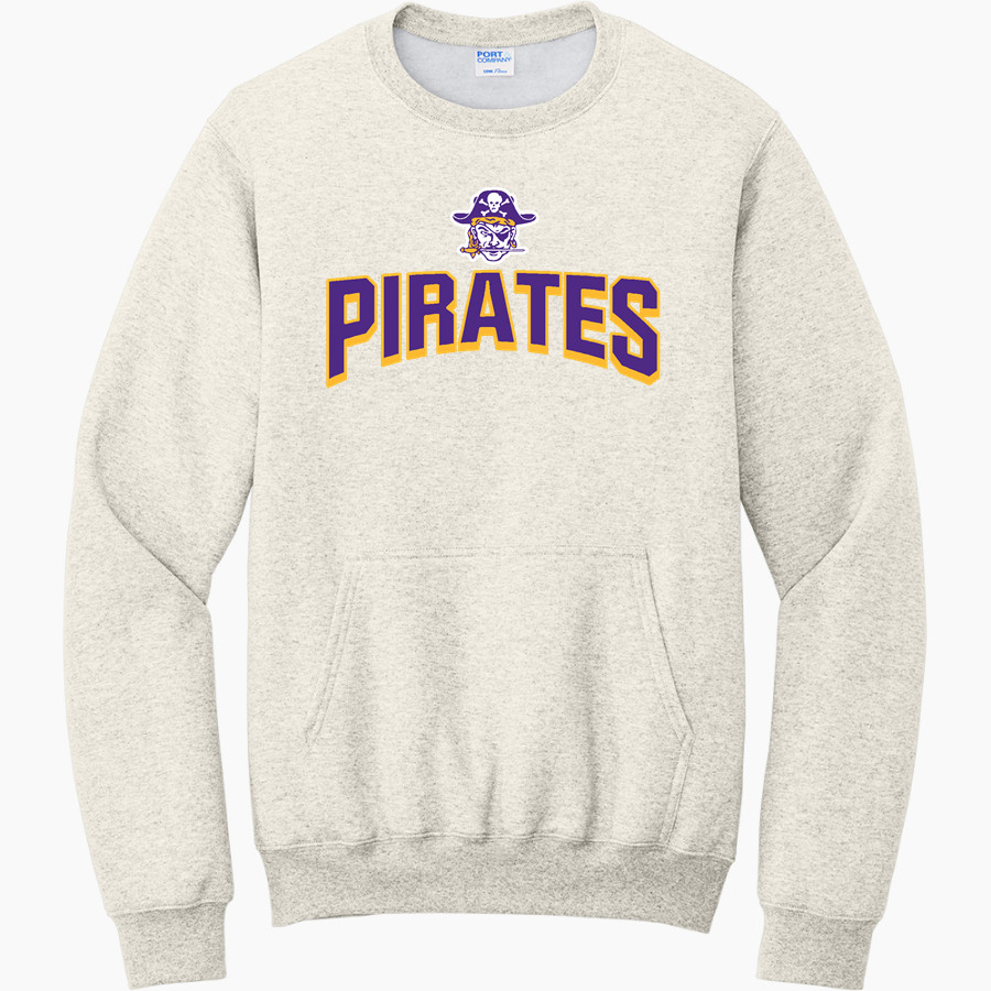 CHAMOIS HIGH SCHOOL PIRATES <span class="pdp-name-mascot">OSAGE COUNTY R-1 PIRATES</span> Port & Company Men's Core Fleece Crewneck Pocket Sweatshirt
