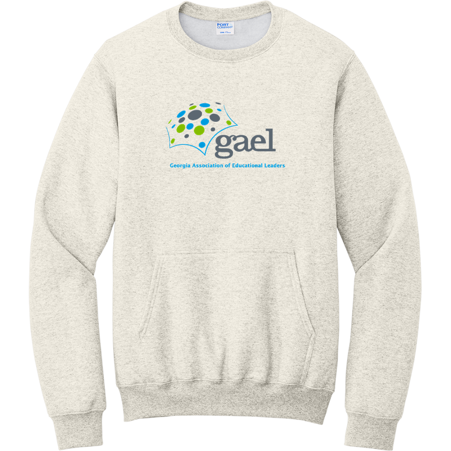 Georgia Association of Educational Leaders <span class="pdp-name-mascot">Georgia Association of Educational Leaders</span> Port & Company Men's Core Fleece Crewneck Pocket Sweatshirt
