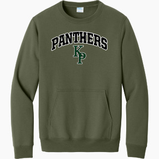 Port & Company Men's Core Fleece Crewneck Pocket Sweatshirt