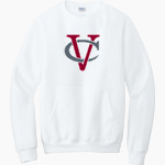 Vassar Brewers <span class="pdp-name-mascot">Vassar College Brewers</span> Port & Company Men's Core Fleece Crewneck Pocket Sweatshirt Front Thumbnail