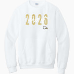 Woodland Baptist Eagles Port & Company Men's Core Fleece Crewneck Pocket Sweatshirt Front Thumbnail