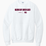 WILKINSON COUNTY CHRISTIAN ACADEMY RAMS <span class="pdp-name-mascot">WILKINSON CO RAMS</span> Port & Company Men's Core Fleece Crewneck Pocket Sweatshirt Front Thumbnail