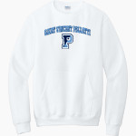 SAINT VINCENT PALLOTTI H S PANTHERS <span class="pdp-name-mascot">SAINT VINCENT PALLOTTI PANTHERS</span> Port & Company Men's Core Fleece Crewneck Pocket Sweatshirt Front Thumbnail