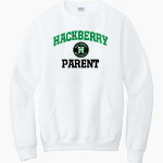 Hackberry Mustangs <span class="pdp-name-mascot">Hackberry Mustangs</span> Port & Company Men's Core Fleece Crewneck Pocket Sweatshirt Front Thumbnail