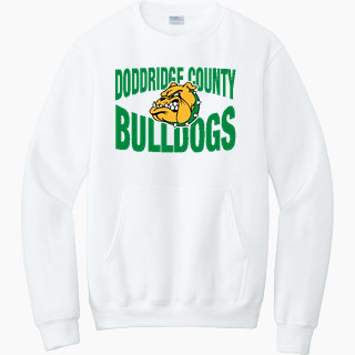 Port & Company Men's Core Fleece Crewneck Pocket Sweatshirt