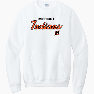 Port & Company Men's Core Fleece Crewneck Pocket Sweatshirt