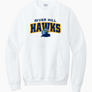 Port & Company Men's Core Fleece Crewneck Pocket Sweatshirt