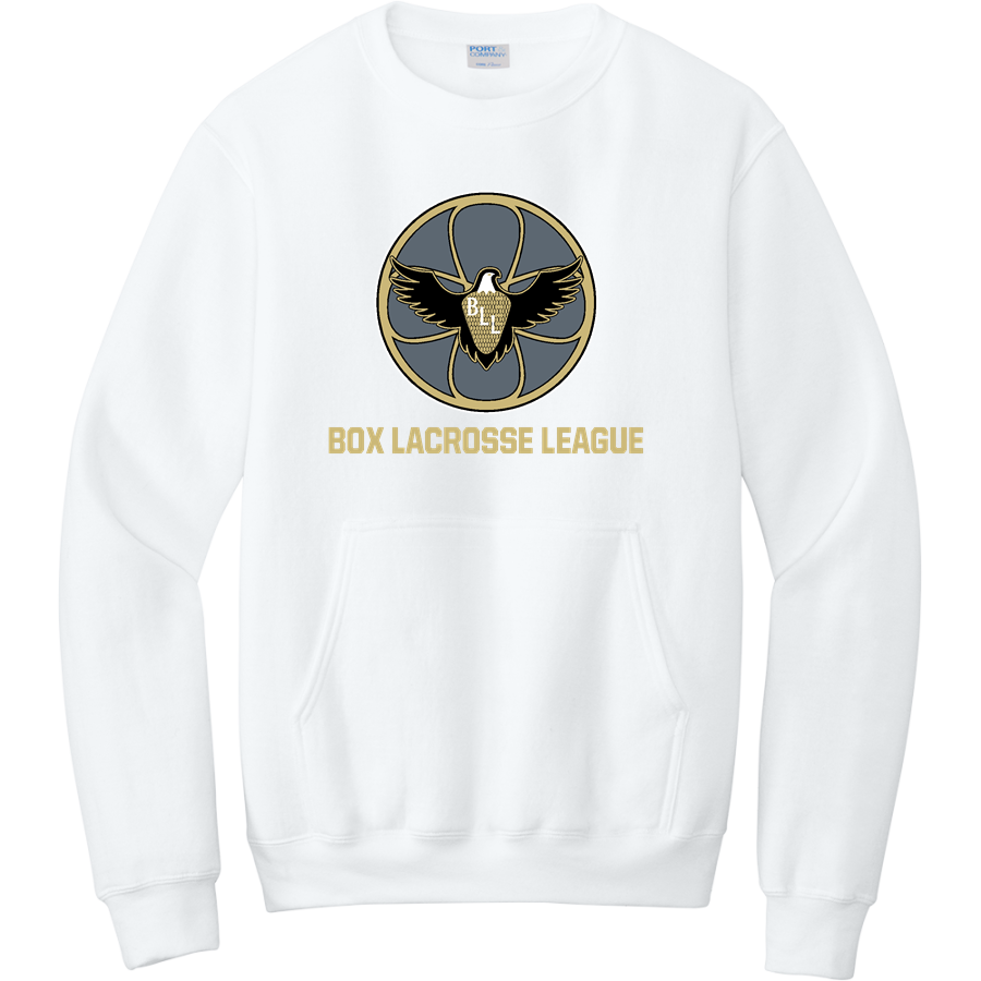 Box Lacrosse League Box Lacrosse League <span class="pdp-name-mascot">Box Lacrosse League</span> Port & Company Men's Core Fleece Crewneck Pocket Sweatshirt