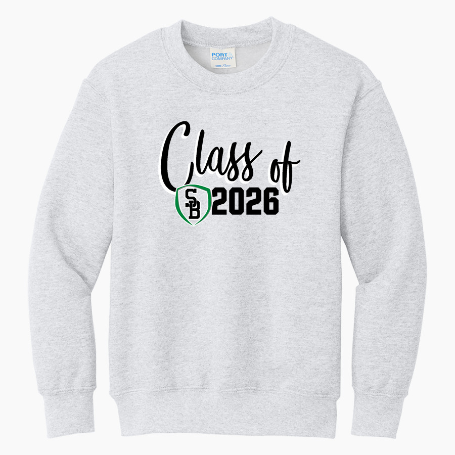 ST BERNARD'S ACADEMY CRUSADERS <span class="pdp-name-mascot">ST BERNARD'S CATHOLIC CRUSADERS</span> Port & Company Youth Core Fleece Crewneck Sweatshirt