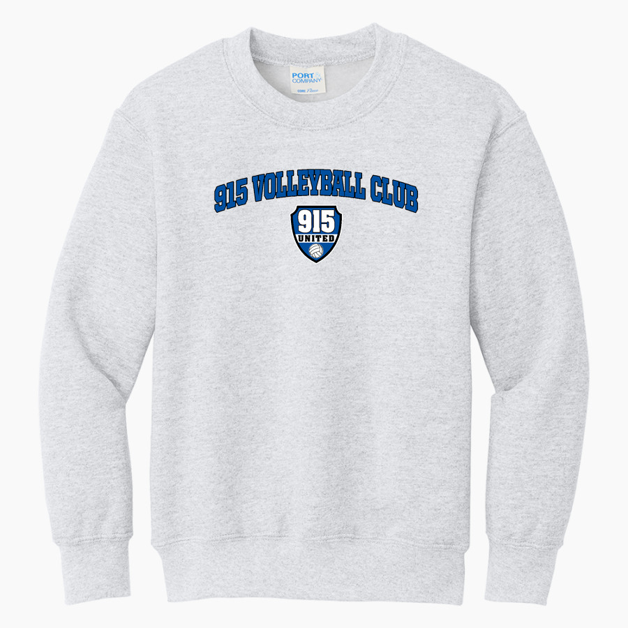 915 Volleyball Club 915 Volleyball Club <span class="pdp-name-mascot">915 Volleyball Club</span> Port & Company Youth Core Fleece Crewneck Sweatshirt