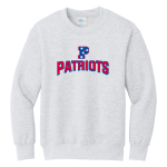 PACE HIGH SCHOOL PATRIOTS <span class="pdp-name-mascot">PACE PATRIOTS</span> Port & Company Youth Core Fleece Crewneck Sweatshirt Front Thumbnail