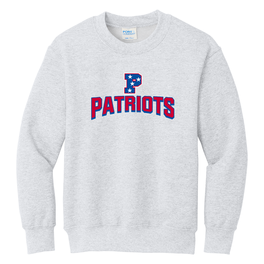 PACE HIGH SCHOOL PATRIOTS <span class="pdp-name-mascot">PACE PATRIOTS</span> Port & Company Youth Core Fleece Crewneck Sweatshirt