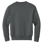 OFFICIAL ONLINE STORE OF EASTERN ATHLETICS <span class="pdp-name-mascot">Eastern Connecticut Warriors</span> Port & Company Youth Core Fleece Crewneck Sweatshirt Back Thumbnail