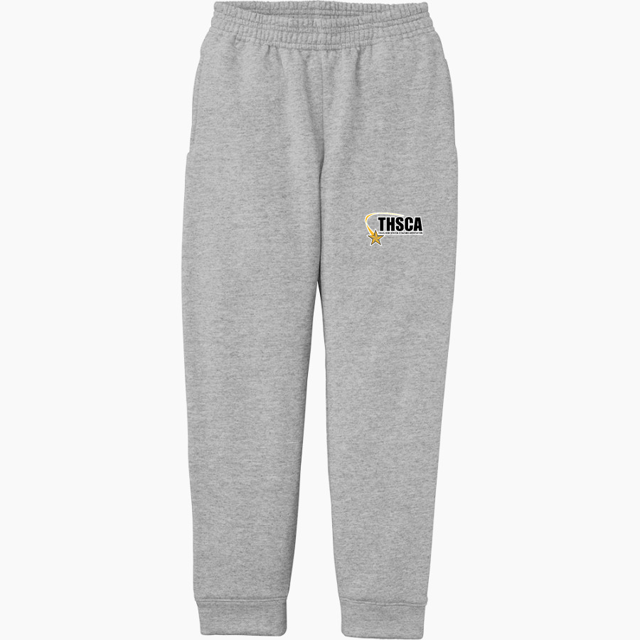Texas High School Coaches Association <span class="pdp-name-mascot">Texas High School Coaches Association</span> Port & Company Youth Core Fleece Joggers
