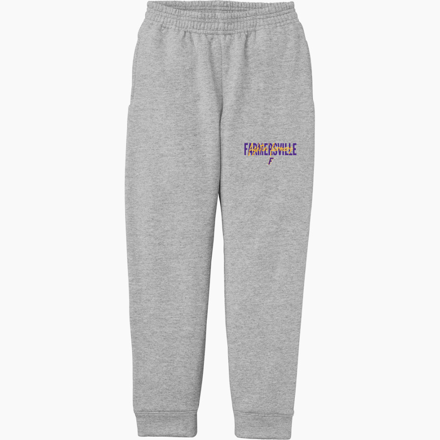 FARMERSVILLE HIGH SCHOOL FIGHTIN' FARMERS <span class="pdp-name-mascot">FARMERSVILLE FIGHTIN' FARMERS</span> Port & Company Youth Core Fleece Joggers
