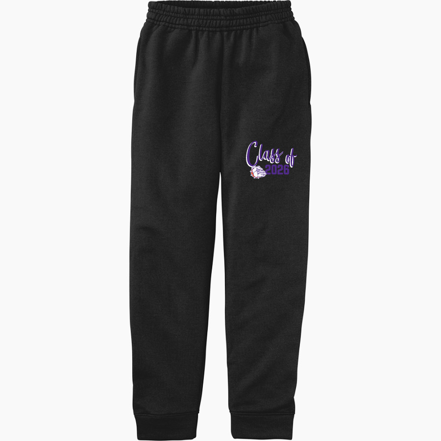 BEMENT MIDDLE SCHOOL BULLDOGS Port & Company Youth Core Fleece Joggers