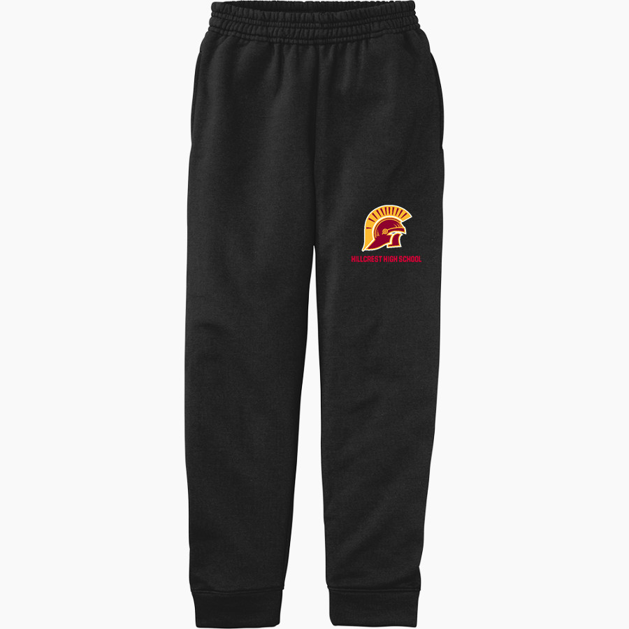 HILLCREST HIGH SCHOOL TROJANS <span class="pdp-name-mascot">Hillcrest High School TROJANS</span> Port & Company Youth Core Fleece Joggers