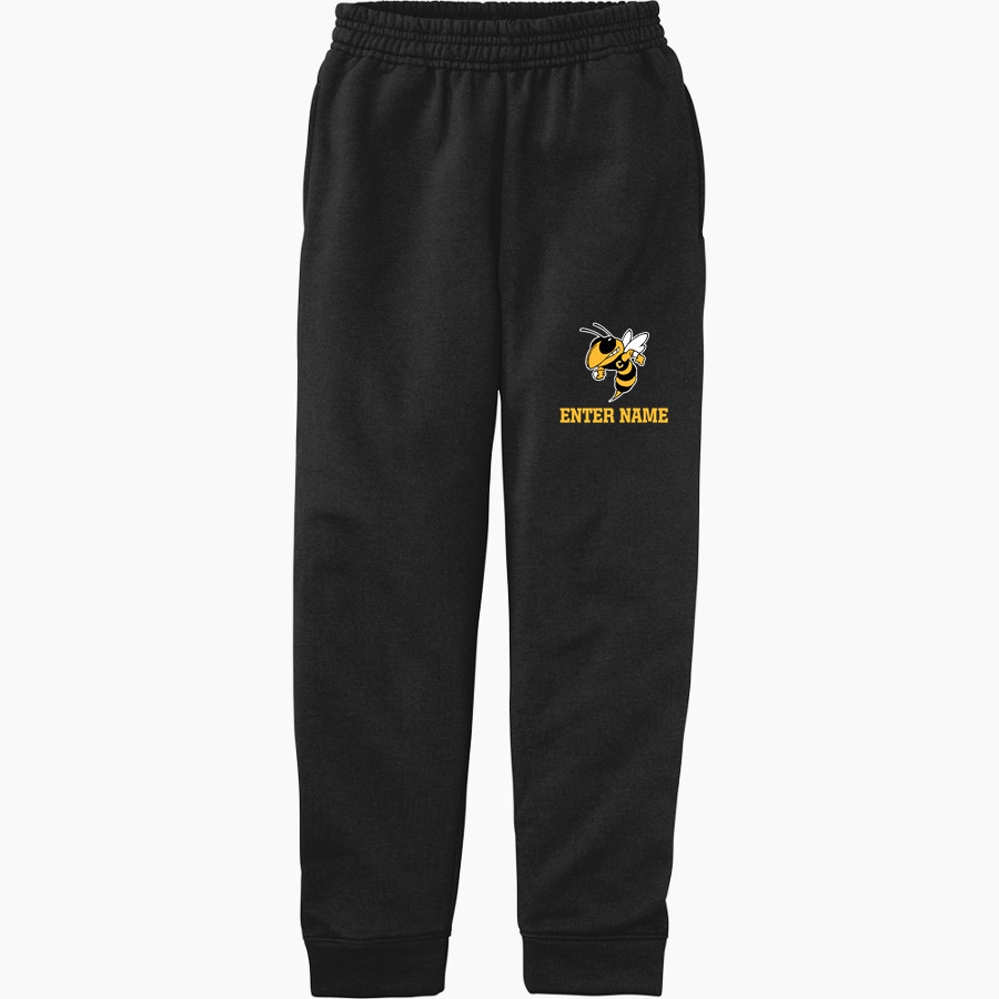 CLINTON HIGH SCHOOL YELLOWJACKETS Port & Company Youth Core Fleece Joggers