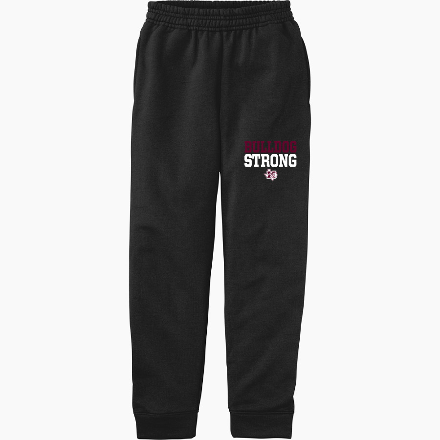 MILLSAP HIGH SCHOOL BULLDOGS <span class="pdp-name-mascot">MILLSAP BULLDOGS</span> Port & Company Youth Core Fleece Joggers