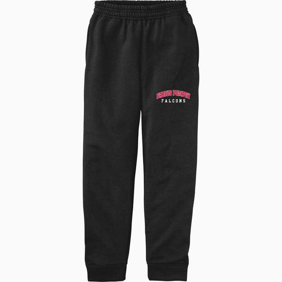 FABIUS POMPEY HIGH SCHOOL FALCONS Port & Company Youth Core Fleece Joggers