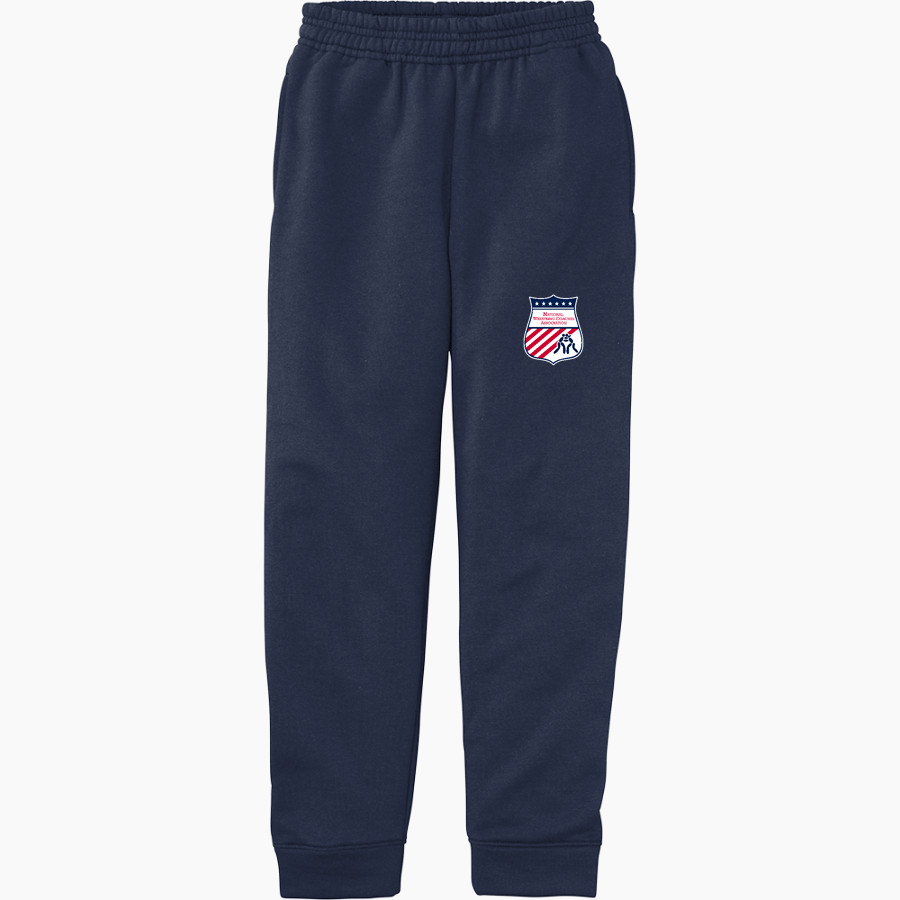 National Wrestling Coaches Association <span class="pdp-name-mascot">NWCA</span> Port & Company Youth Core Fleece Joggers