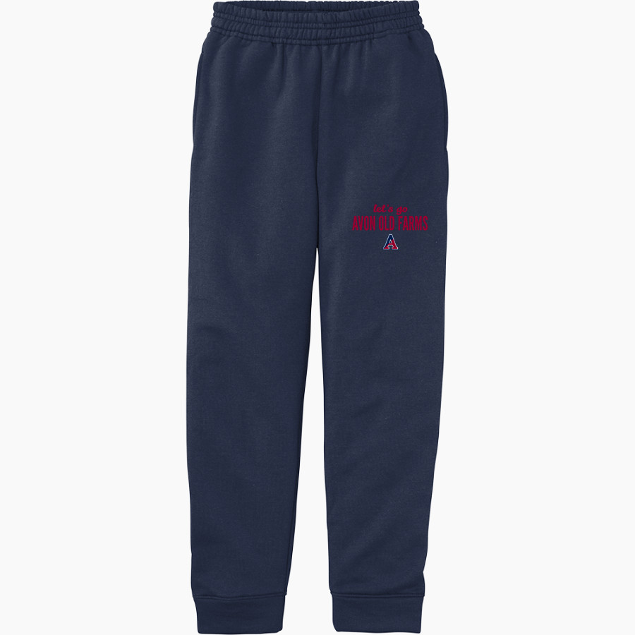 Avon Old Farms Winged Beavers <span class="pdp-name-mascot">Avon Old Farms School Winged Beavers</span> Port & Company Youth Core Fleece Joggers