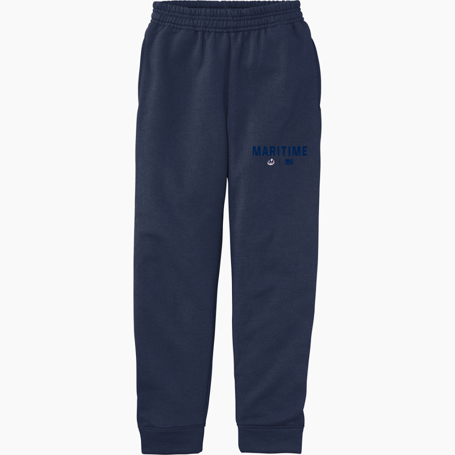 Maritime Privateers <span class="pdp-name-mascot">SUNY Maritime Privateers</span> Port & Company Youth Core Fleece Joggers