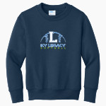 Kentucky Legacy Softball Softball <span class="pdp-name-mascot">Kentucky Legacy Softball Softball</span> Port & Company Youth Core Fleece Crewneck Sweatshirt Front Thumbnail