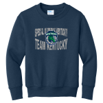 Special Olympics Kentucky Special Olympics <span class="pdp-name-mascot">Special Olympics of Kentucky</span> Port & Company Youth Core Fleece Crewneck Sweatshirt Front Thumbnail