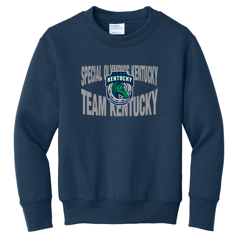 Special Olympics Kentucky Special Olympics <span class="pdp-name-mascot">Special Olympics of Kentucky</span> Port & Company Youth Core Fleece Crewneck Sweatshirt